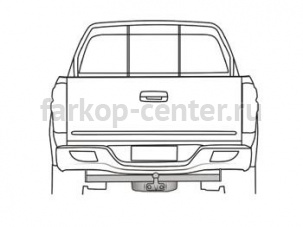 Фаркоп Bosal Russia для GREAT WALL WINGLE 5 2011-2019г. Артикул 3313-F