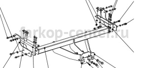 Фаркоп Bosal Russia для TOYOTA HILUX 2015-2019г. Артикул 3093-F