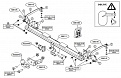 Фаркоп для FORD TRANSIT CONNECT. с 2013 г.в. - SWB + LWB искл. ECOnetic