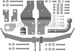 Фаркоп Motodor для HYUNDAI GRAND SANTA FE 2014-2019г. Артикул 90908-A
