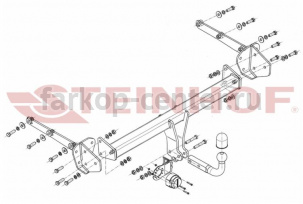 Фаркоп Steinhof для SUBARU OUTBACK 2015-2019г. Артикул S-387