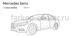 Фаркоп Brink для MERCEDES-BENZ C-CLASS W205 2014-2019г. Артикул 601100