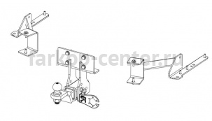 Фаркоп Baltex для TOYOTA LAND CRUISER PRADO 150 2009-2019г. Артикул 24.2425.32
