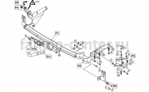 Фаркоп Brink для TOYOTA RAV4 2006-2013. Артикул 475300