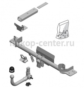 Фаркоп Brink для LAND ROVER EVOQUE 2011-2019г. Артикул 590700