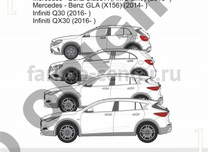 Фаркоп Aragon для INFINITI Q30 2016-2019г. Артикул E4124AA