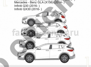 Фаркоп Aragon для INFINITI Q30 2016-2019г. Артикул E4124AA