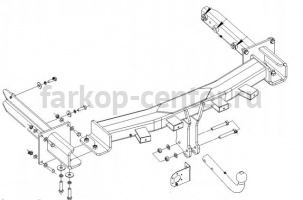 Фаркоп Bosal Russia для MERCEDES-BENZ GLS-CLASS X166 2016-2019г. Артикул 2252-AN