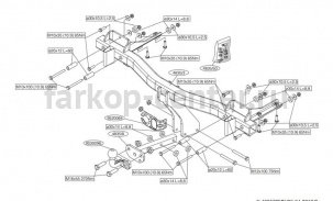 Фаркоп Brink для BMW X5 E53 2000-2007. Артикул 483500