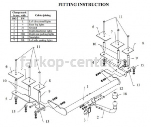 Фаркоп Auto-Hak для OPEL VECTRA C 2002-2008. Артикул E 47
