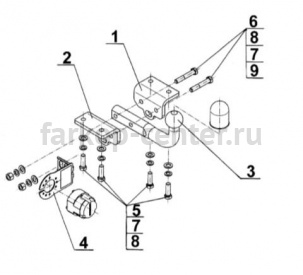 Фаркоп Steinhof для VOLKSWAGEN AMAROK 2010-2019г. Артикул V-020