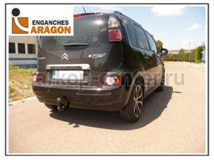 Фаркоп Aragon для CITROEN C3 PICASSO 2009-2017. Артикул E1223AA