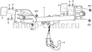 Фаркоп Westfalia для BMW X6 E71 2008-2014. Артикул 303290600001