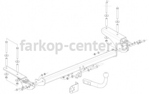 Фаркоп Bosal Russia для CITROEN C4 седан 2010-2019г. Артикул 2636-A