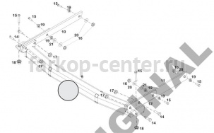 Фаркоп Aragon для RENAULT LATITUDE 2010-2019г. Артикул E5233AA