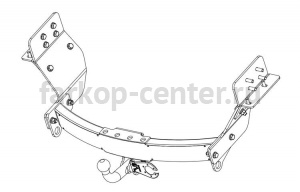 Фаркоп Baltex для CHEVROLET TRAILBLAZER 2013-2016. Артикул 04.2424.56