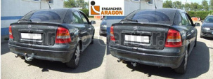 Фаркоп Aragon для OPEL ASTRA G 1998-2004. Артикул E4508BS