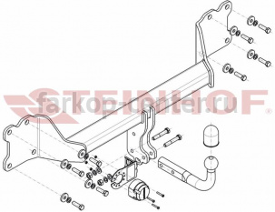 Фаркоп Steinhof для AUDI Q7 2015-2019г. Артикул A-107