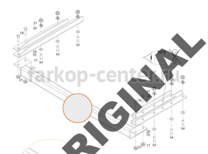 Фаркоп Aragon для CHRYSLER VOYAGER 2008-2015. Артикул E1101AS