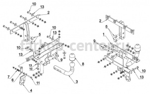 Фаркоп Auto-Hak для VOLVO C30 2006-2013. Артикул L 22
