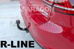 Фаркоп Aragon для VOLKSWAGEN GOLF 5 2003-2008. Артикул E6700DA