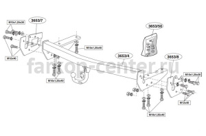 Фаркоп Brink для LEXUS RX 2003-2009. Артикул 365300