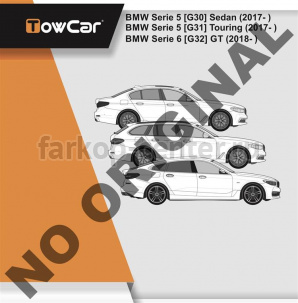 Фаркоп Aragon для BMW 5-SERIES G30 2016-2019г. Артикул E0801ES