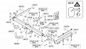 Фаркоп для HONDA ACCORD. седан с 2008 по 2013 г.в. универсал с 2008 по 2013 г.в.