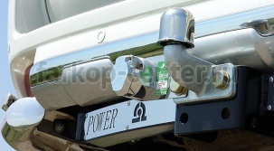 Фаркоп Лидер Плюс для TOYOTA LAND CRUISER PRADO 90 1996-2002. Артикул T109-F(N)