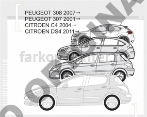 Фаркоп Aragon для CITROEN DS4 2011-2015. Артикул E4716AS
