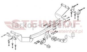 Фаркоп Steinhof для CITROEN C-CROSSER 2007-2012. Артикул M-355