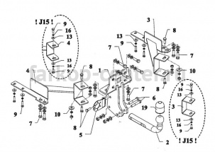 Фаркоп Auto-Hak для TOYOTA LAND CRUISER PRADO 120 2003-2009. Артикул 0 53