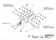 Фаркоп для JEEP COMMANDER. с 2005 по 2010 г.в.