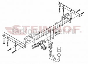Фаркоп Steinhof для SUBARU OUTBACK 2009-2014. Артикул S-369