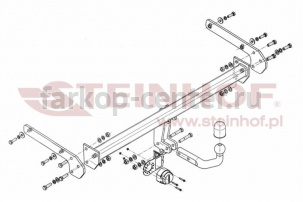 Фаркоп Steinhof для SUZUKI SX4 2013-2019г. Артикул S-389