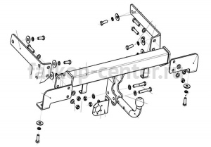 Фаркоп Bosal Russia для CHEVROLET CAPTIVA 2013-2019г. Артикул 5270-A