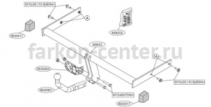 Фаркоп Brink для SKODA FABIA 2008-2014. Артикул 489000