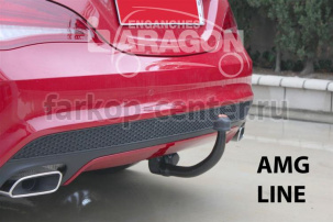 Фаркоп Aragon для MERCEDES-BENZ CLA-CLASS C117/X117 2013-2019г. Артикул E4123BV