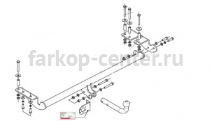 Фаркоп Bosal Russia для GEELY MK CROSS 2010-2019г. Артикул 9003-A