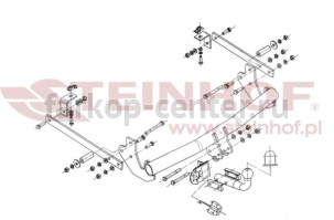 Фаркоп Steinhof для FIAT SCUDO 2007-2016. Артикул F-148