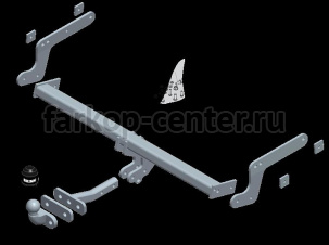 Фаркоп Brink для RENAULT DUSTER 2010-2015. Артикул 591300