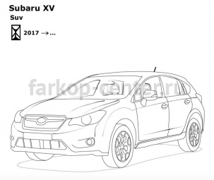 Фаркоп Bosal Russia для SUBARU XV 2017-2019г. Артикул 6313-A
