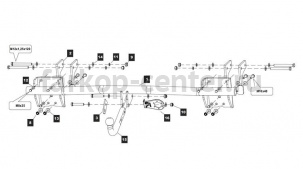 Фаркоп Baltex для MITSUBISHI OUTLANDER 2012-2019г. Артикул 14.2260.12