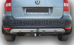 Фаркоп Лидер Плюс для SKODA YETI 2009-2014. Артикул V123-BA
