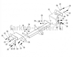 Фаркоп Westfalia для HYUNDAI i30 2007-2012. Артикул 346053600001