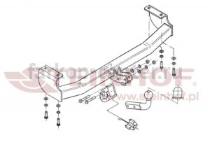 Фаркоп Steinhof для SUZUKI GRAND VITARA 1998-2005. Артикул S-401
