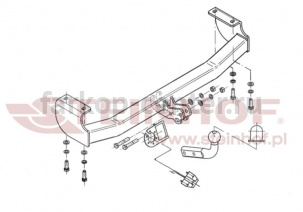 Фаркоп Steinhof для SUZUKI GRAND VITARA 1998-2005. Артикул S-401