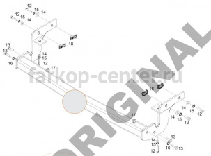 Фаркоп Aragon для PEUGEOT 2008 2013-2019г. Артикул E4728AV