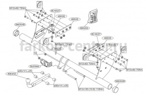 Фаркоп Brink для MITSUBISHI L200 2006-2015. Артикул 488300