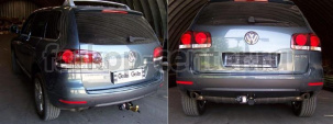 Фаркоп Galia для VOLKSWAGEN TOUAREG 2002-2010. Артикул V052С